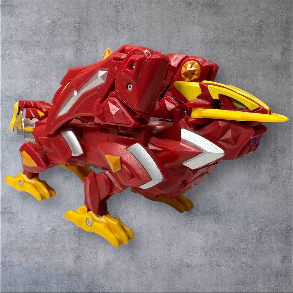 Bakugan Gundalian Invaders Pyrus Dragonoid Colossus Figure Dragon Incomplete
